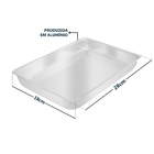 Assadeira Travessa Alumínio Média 28x18cm
