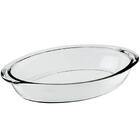 Assadeira Travessa De Vidro Oval 2,5l Nadir Figueiredo Linha