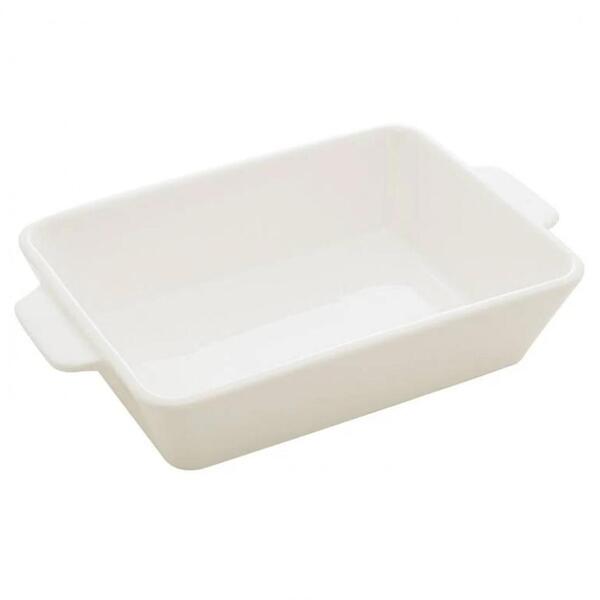 Assadeira Travessa Refratária Porcelana Com Alça 23,5cm Lyor