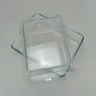 Assadeira Travessa Retangular Home&co Com Tampa Vidro Tempera