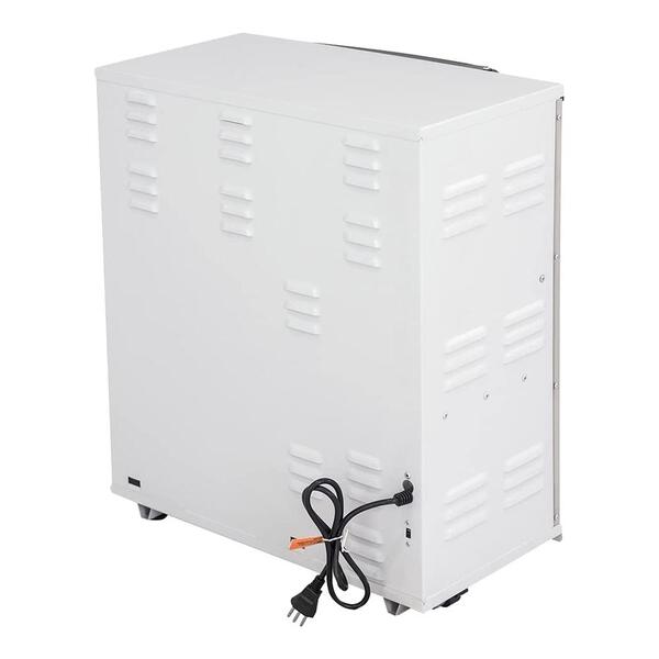 Assador A Gás Hidro Industrial Giratório Manual Bivolt Branco