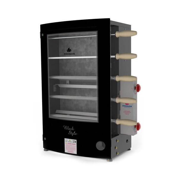 Assador Churrasqueira Frango Carne Forno Rotativo Espeto Prrt