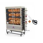 Assador De Frango Gás 4 Espetos Infra Pr-621 Progás + Tesoura