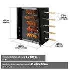 Assador Elétrico 5 Espetos Rotativos Saro Chr22 220v