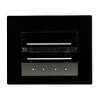 Assador Elétrico De Embutir 4 Espetos Rotativos Hope Glass Sm