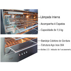 Assador Elétrico Rotativo De Embutir Hope Roast Smart 04 Espe