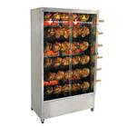 Assador Frango Forno Rotativo Infravermelho 6 Espetos Garfo S