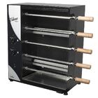 Assador Gás Glp Rotativo Arke Vulcano Cattiva 05 Espetos Banc