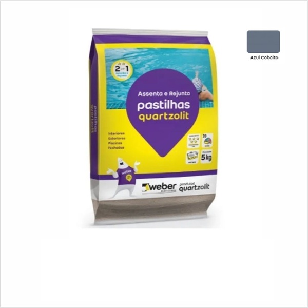 Assenta E Rejunta Pastilhas Piscinas e Fachadas Quartzolit 5k