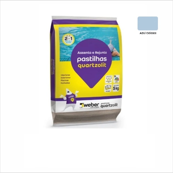 Assenta E Rejunta Pastilhas Piscinas e Fachadas Quartzolit 5k