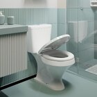 Assento Almofadado 3 Em 1 Com Fechamento Suave E Fácil Remoçã