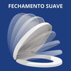 Assento Almofadado 3 Em 1 Com Fechamento Suave E Fácil Remoçã