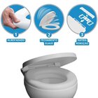 Assento Almofadado 3 Em 1 Com Fechamento Suave E Fácil Remoçã