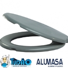 Assento Almofadado Cinza Escuro Alumasa