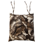 Assento Baixo 40x40cm  Asturias Folhagem Marrom