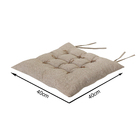 Assento Baixo Saturno Areia 40x40cm Próxima