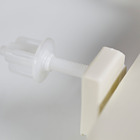 Assento Sanitário Plástico Biscuit Fechamento Comum Fixação Branca para Vaso Incepa Thema