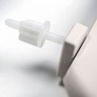 Assento Sanitário Plástico Bone Fechamento Comum Fixação Branca para Vaso Ideal Standard Sabatini/Paris