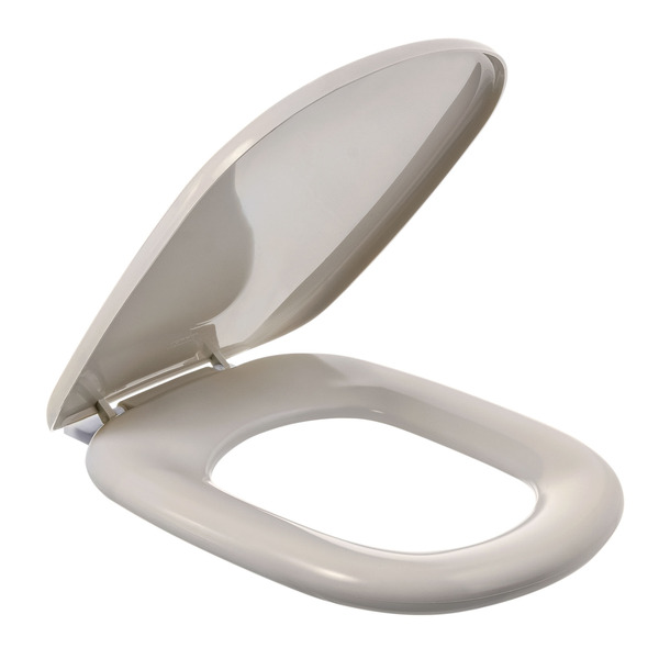 Assento Sanitário Plástico Bone Fechamento Comum Fixação Branca para Vaso Ideal Standard Sabatini/Paris