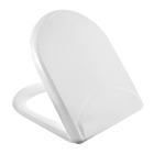 Assento Sanitário Plástico Branco Fechamento Comum Fixação Branca para Vaso Icasa Luna