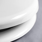 Assento Sanitário Plástico Branco Fechamento Comum Fixação Branca para Vaso Icasa Luna