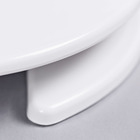 Assento Sanitário Plástico Branco Fechamento Comum Fixação Branca para Vaso Incepa Bali