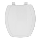 Assento Sanitário Plástico Branco Fechamento Comum Fixação Branca para Vaso Incepa Thema