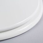 Assento Sanitário Madeira Branco Fechamento Comum Fixação Cromada para Vaso Icasa Luna