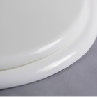 Assento Sanitário Plástico Branco Fechamento Comum Fixação Cromada para Vaso Incepa Calypso