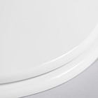 Assento Sanitário Madeira Branco Fechamento Comum Fixação Cromada Universal