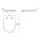 Assento Branco Poliéster Monocromático - Deca