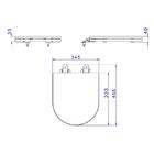Assento Branco Poliéster Monocromático - Deca