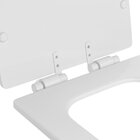 Assento Branco Poliester Slow Close - Deca