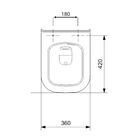 Assento Celite Elite Branco Soft Close Resina Tupan