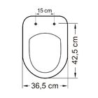 Assento Celite Riviera/smart E Roca Nexo Cinza S.close Pp