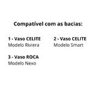 Assento Celite Riviera/smart E Roca Nexo Cinza S.close Pp