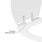 Assento Convencional Azalea Poliéster Fechamento Suave Branco Sensea