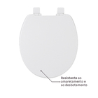 Assento Sanitário Convencional Polipropileno Solution Fechamento Suave Branco Sensea