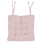 Assento Cotone Jacquard Rosa 40x40cm Inspire