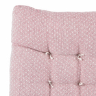 Assento Cotone Jacquard Rosa 40x40cm Inspire