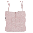 Assento Cotone Jacquard Rosa 40x40cm Inspire