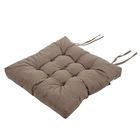 Assento de Cadeira Veludo Liso Taupe 40x40cm Inspire
