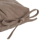 Assento de Cadeira Veludo Liso Taupe 40x40cm Inspire