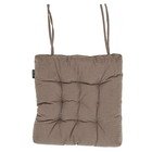 Assento de Cadeira Veludo Liso Taupe 40x40cm Inspire