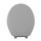 Assento Deca Almofadado Astra Oval Universal Village Cinza