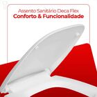 Assento Deca Flex Gelo 17 Termofixo Slow Close