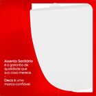 Assento Deca Flex Gelo 17 Termofixo Slow Close