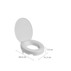 Assento Elevado 7cm Fechado C/ Tampa