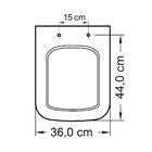 Assento Icasa Misti Branco Convencional Polipropileno
