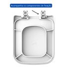 Assento Icasa Misti Branco Convencional Polipropileno